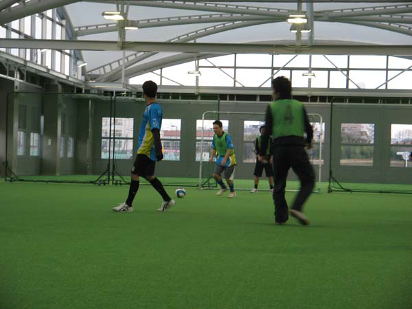 練習試合風景